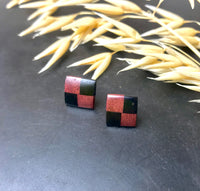 Quadrati mini rosso e nero